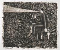 RdW G 002
<br/>
Rokende man
<br/>
<em>Chia, Sandro (1949)</em>